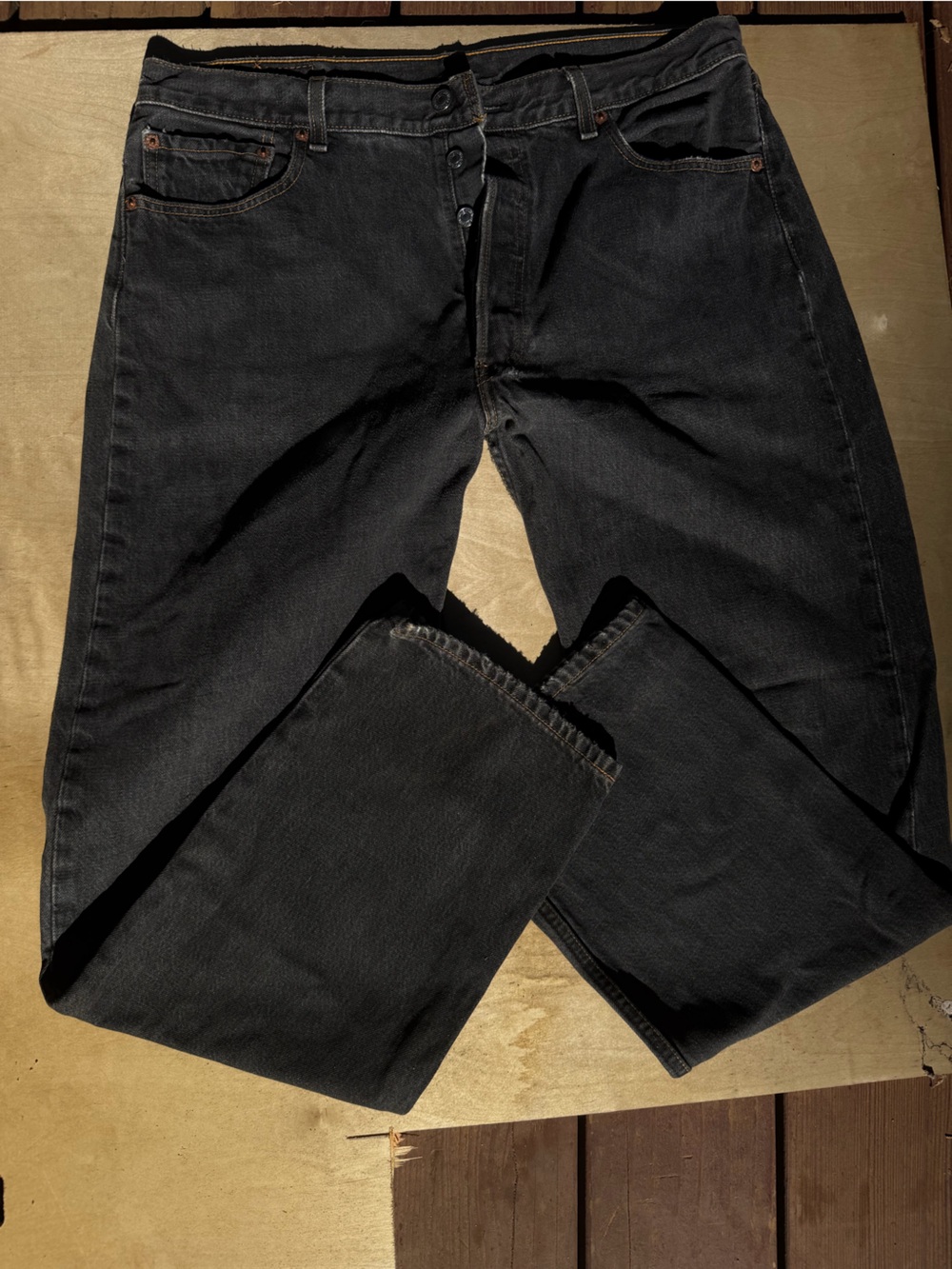 Levi's Men's Black Relaxed Jeans